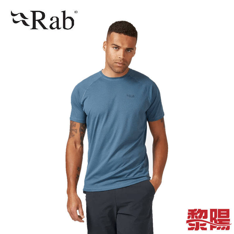 Rab Sonic Tee 登山短袖透氣排汗衣 男 獵戶藍 10RAQBL01