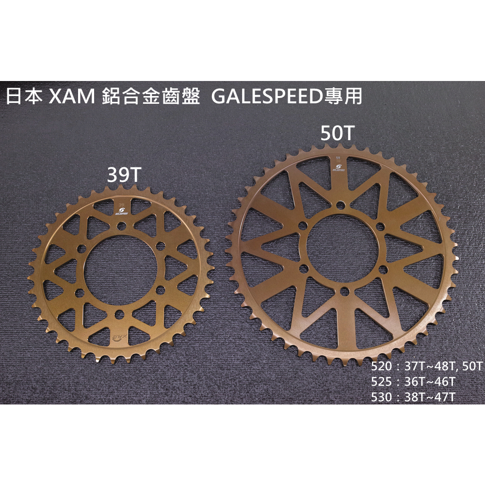 GALESPEED 輪圈專用齒盤 XAM