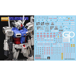 【Max模型小站】炎水貼 GHOST MG(07) 1/100 GP01 GP01FB 鋼彈試作1號機 螢光水貼