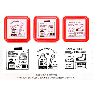 *激動小鹿*<日本Eric x Sanby 日本全新連續印章 第三彈 手帳好朋友 浸透印章