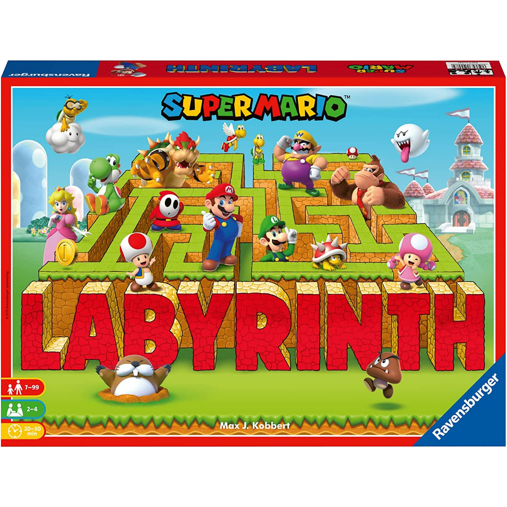 [全新現貨]德國 Ravensburger 瑪利歐 Super Mario  Labyrinth 百變迷宮 桌遊 德國製