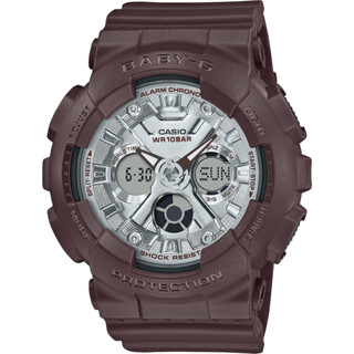 ∣聊聊可議∣CASIO 卡西歐 BABY-G 黑巧克力雙顯手錶 BA-130SW-5A