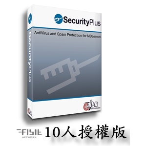 飛比特購物-MDaemon Antivirus防毒.反垃圾郵.反間諜.反釣魚.反惡意軟體10人版1年授權（台灣代理經銷)