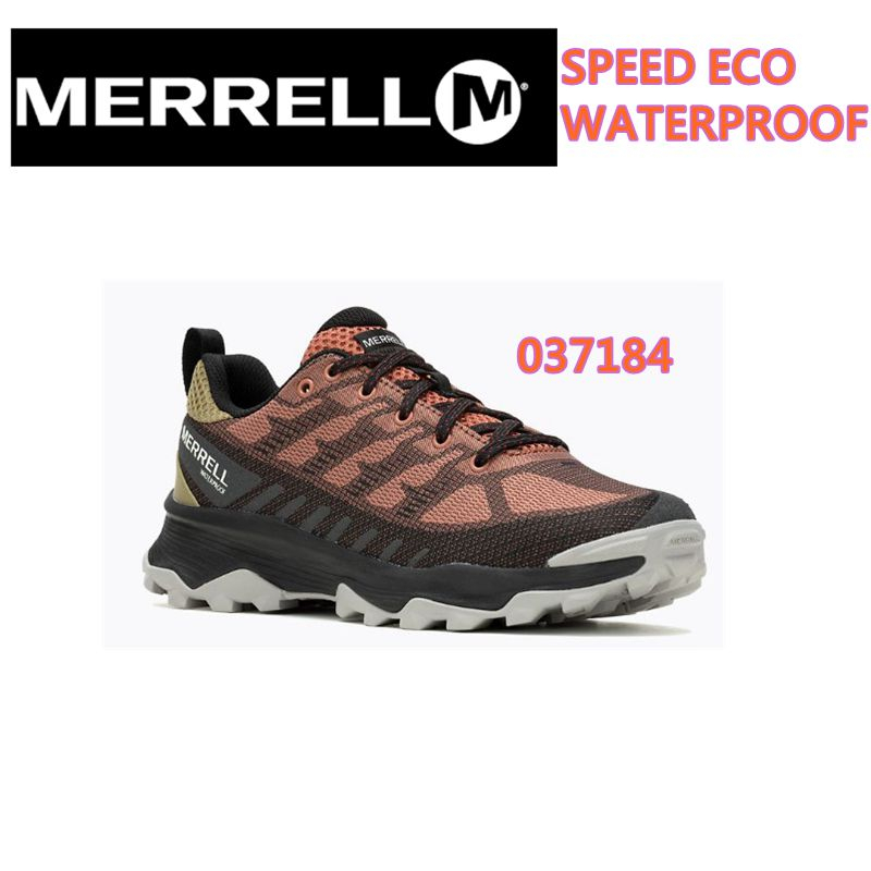 (超值價)2023美國MERRELL新款式SPEED ECO WATERPROOF登山鞋~健走鞋防水款-女款