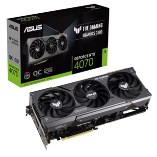 華碩 TUF-RTX4070-O12G-GAMING 4070/30.3cm/8pin電源/三風扇/註五年