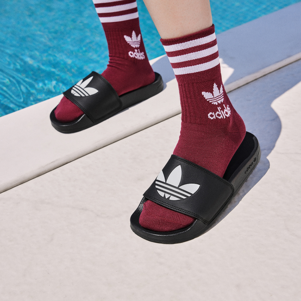 【RTG】ADIDAS OG ADILETTE LITE SLIDES 拖鞋 黑 大LOGO 三葉草 男女 FU8298