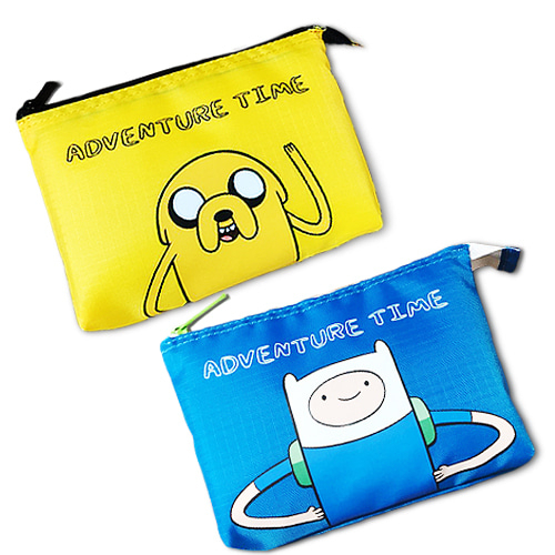 年糕小妹【現貨】🔥 韓國 Adventure Time《探險活寶》嗶莫BMO 老皮 盥洗收納 化妝包 鉛筆袋 收納包S
