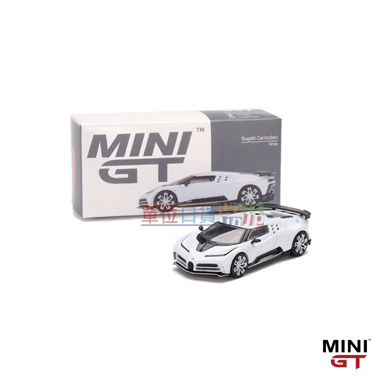『 單位日貨 』MINI GT 1/64 #337 Bugatti 布加迪 Centodieci White 白 小車