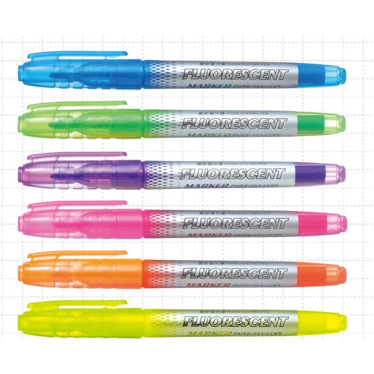 【讀書人文具】文明鋼筆SKB  酷彩螢光筆  ( 4mm / 斜頭 ) - IK-12