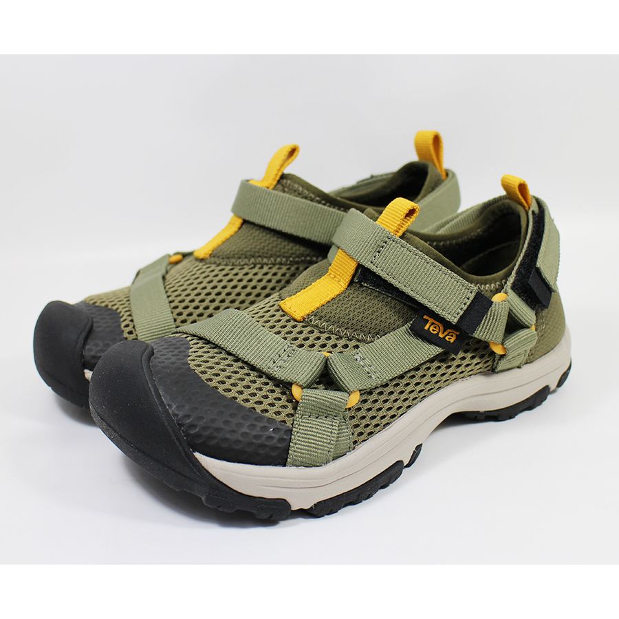 特價(E4)TEVA 童鞋Outflow Universal護趾機能運動涼鞋 水陸兩用TV1136599CDOOB橄欖綠