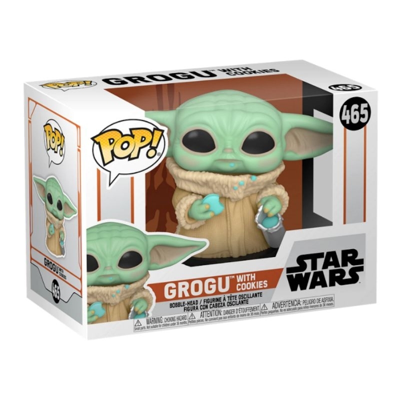 Funko Pop 465 Star Wars Grogu 星際大戰 - 尤達寶寶 - 餅乾 - 全新 - 正版