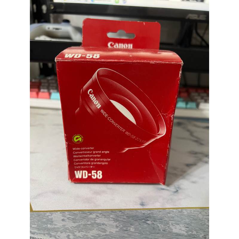 Canon WD-58 0.7 x 58 Wide-Converter Lens