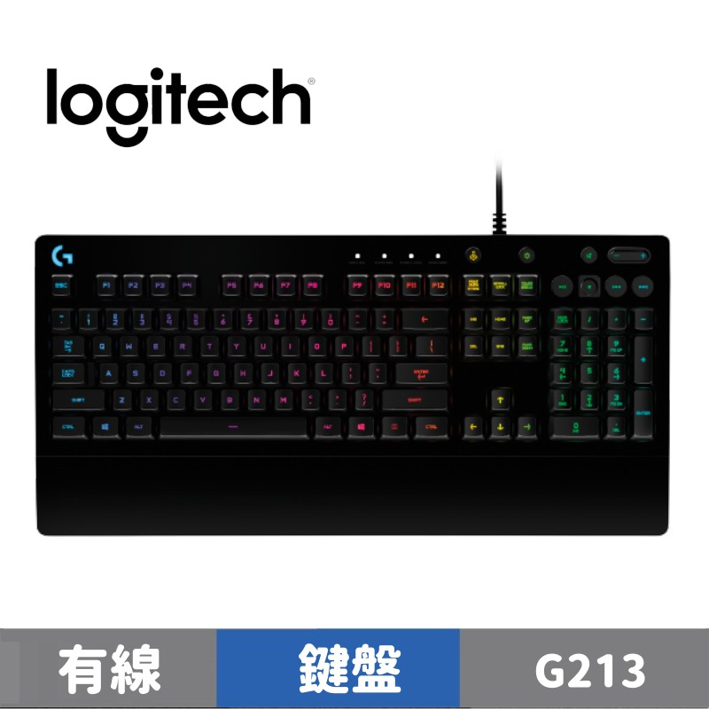 Logiteh羅技 G213 PRODIGY RGB電競鍵盤