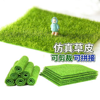 【草葉日和】盆栽裝飾 花盆 生態瓶 模擬草皮 苔蘚 魚缸造景 魚缸 辦公室小物 多肉植物 微景觀
