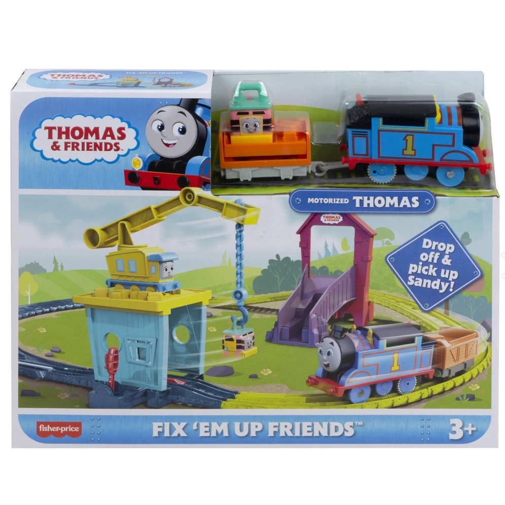 正版 Mattel Thomas &amp; Friends湯瑪士電動小火車-Carly&amp;Sandy MTF03546 聖誕禮物