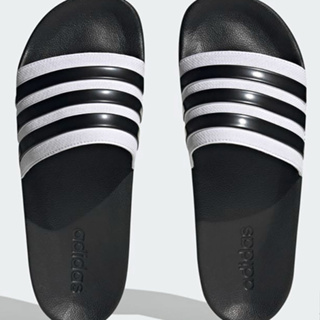 奇星️ Adidas ADILETTE SHOWER 男女鞋 運動拖鞋 拖鞋 休閒 黑白 #GZ9508