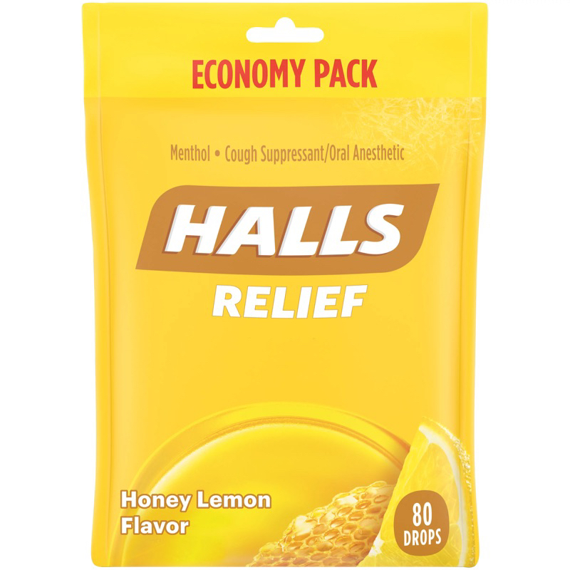 （🇺🇸美國代購）Halls 蜂蜜檸檬喉糖