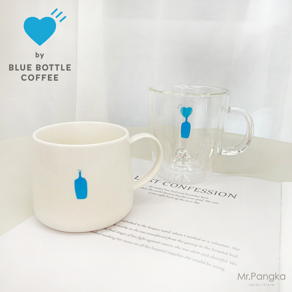 mr.pangka©現貨💙日本 BLUE BOTTLE x HUMAN MADE 藍瓶 聯名 清澄白河 玻璃杯 馬克杯