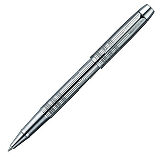 ◆PARKER 經典系列亮鉻格紋鋼珠筆，商務 手帳書寫 紳士 時尚 滿3000送派克筆記本1本，送完為止!