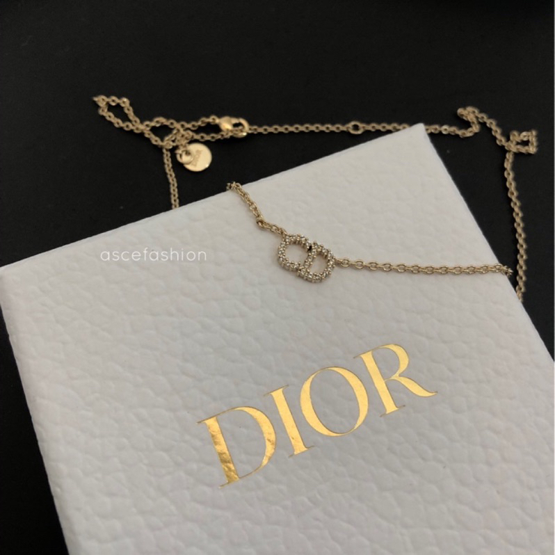 Dior Petit CD Logo 金 / 銀色項鍊｜ASCE