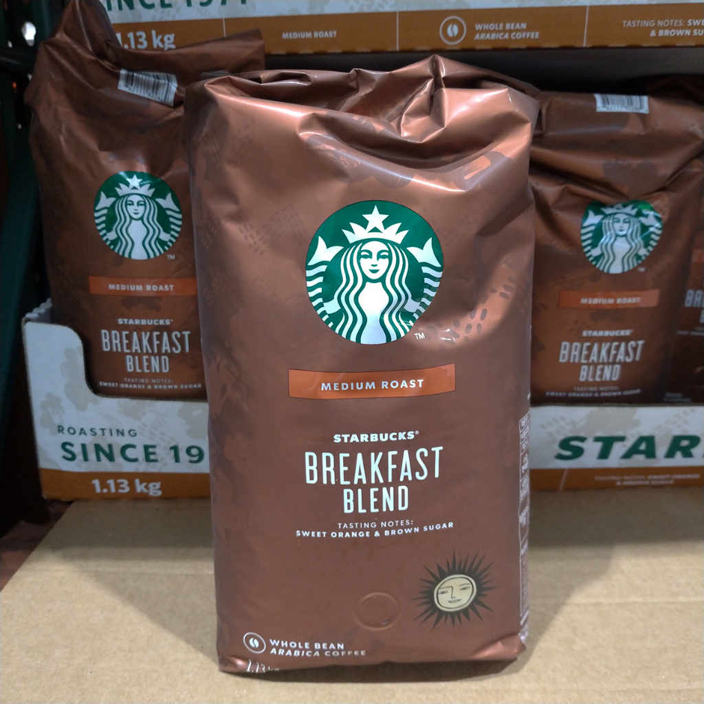 [綺績小舖] (Costco代購)星巴克早餐綜合咖啡豆(每包1.13公斤)~內含65元代購費~不含運費/發票/收據