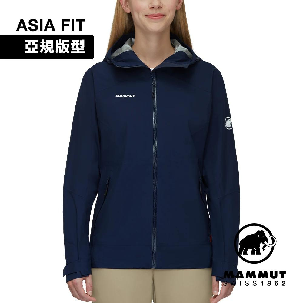 Mammut 女 Convey Tour HS Hooded Jacket AF GORE-TEX 登山防水外套 海洋藍