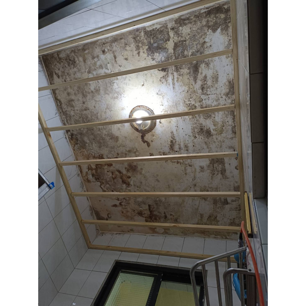 鳳翔室內裝修-浴室天花板-PVC天花板-輕鋼架天花板-矽酸鈣天花板