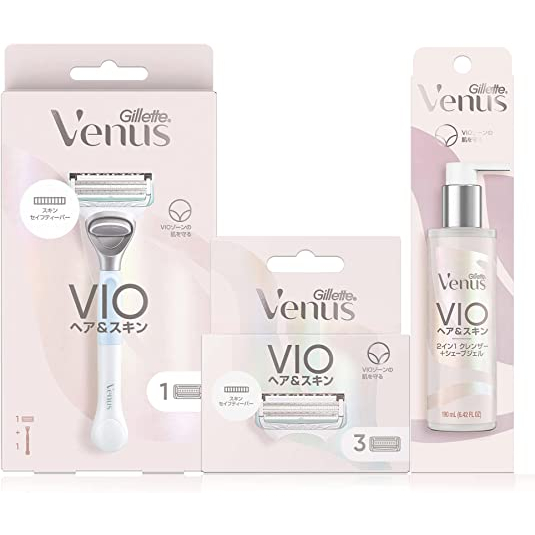 『🇯🇵日本直送』Gillette 吉列 維也納 Venus VIO 私密處保養 剃刀 除毛刀 凝膠