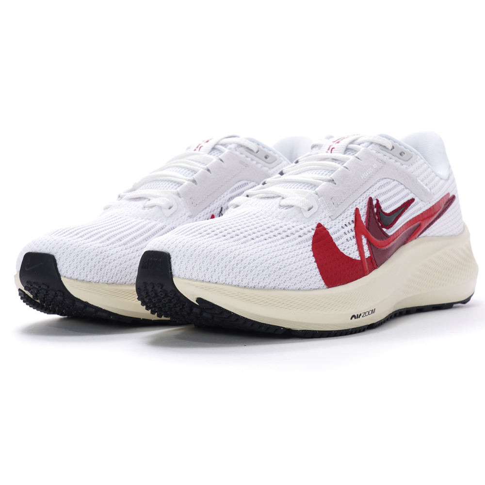 NIKE PEGASUS 40 PREMIUM 慢跑鞋 跑鞋 輕量 減震 勾勾 FB7703-100 白色奶油底