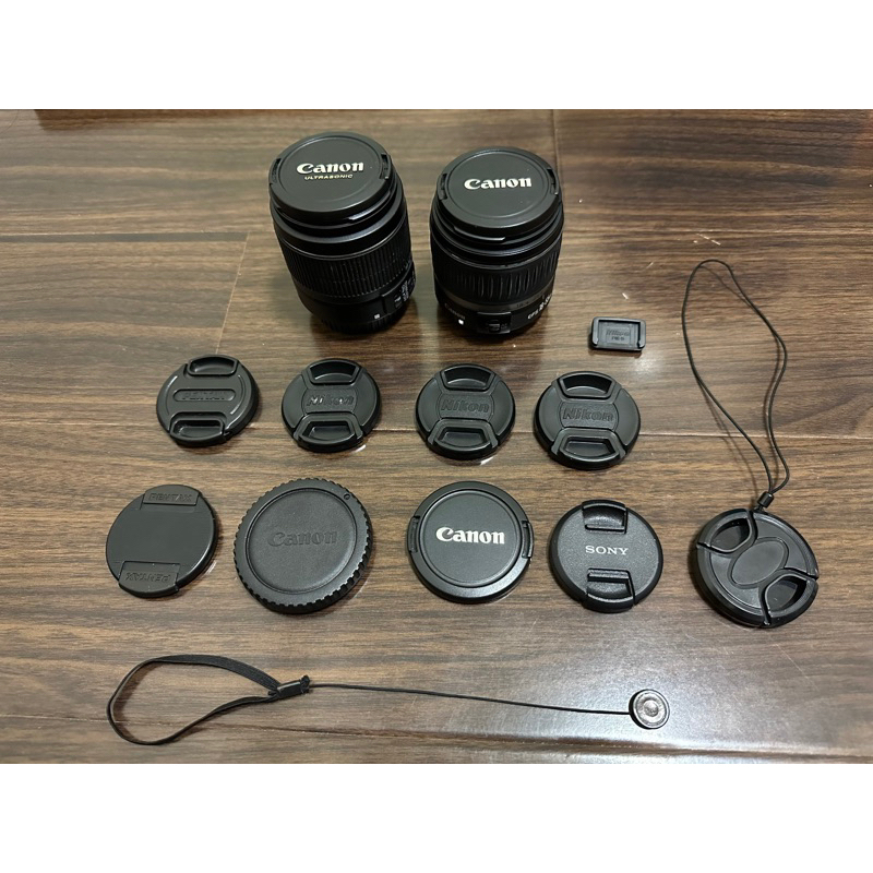 CANON EFS 18-55mm鏡頭與Nikon PENTAX SONY 鏡頭蓋 配件 (請看下面商品敘述)