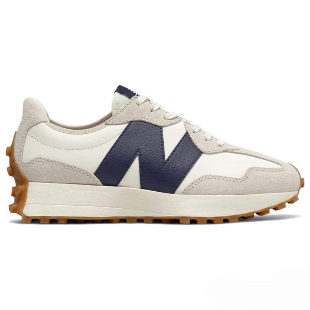 NEW BALANCE New balance 327  皮革款 男女款  焦糖底 好看流行  海鹽深藍WS327KB