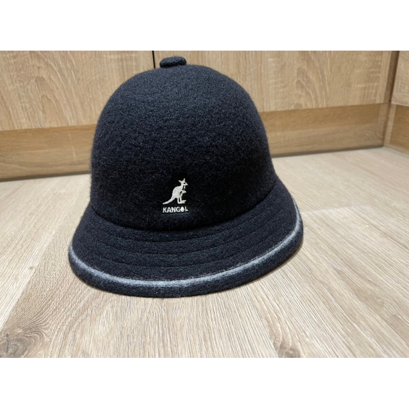 【KANGOL】WOOL STRIPE 鐘型帽（全新）L號