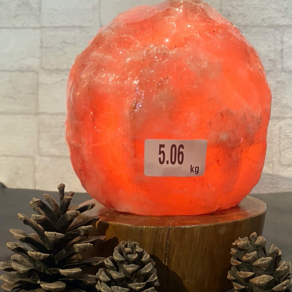 【珍朧晶棧】 玫瑰自然型鹽燈5.06 kg 實品現貨出售 非隨機出貨［優惠價＄1250］
