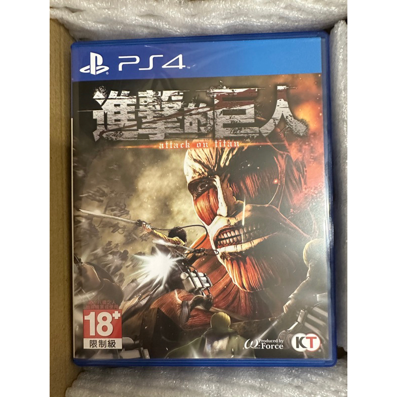 〔九成新僅拆封膜〕PS4遊戲 《 進擊的巨人 》（中文版） 一代