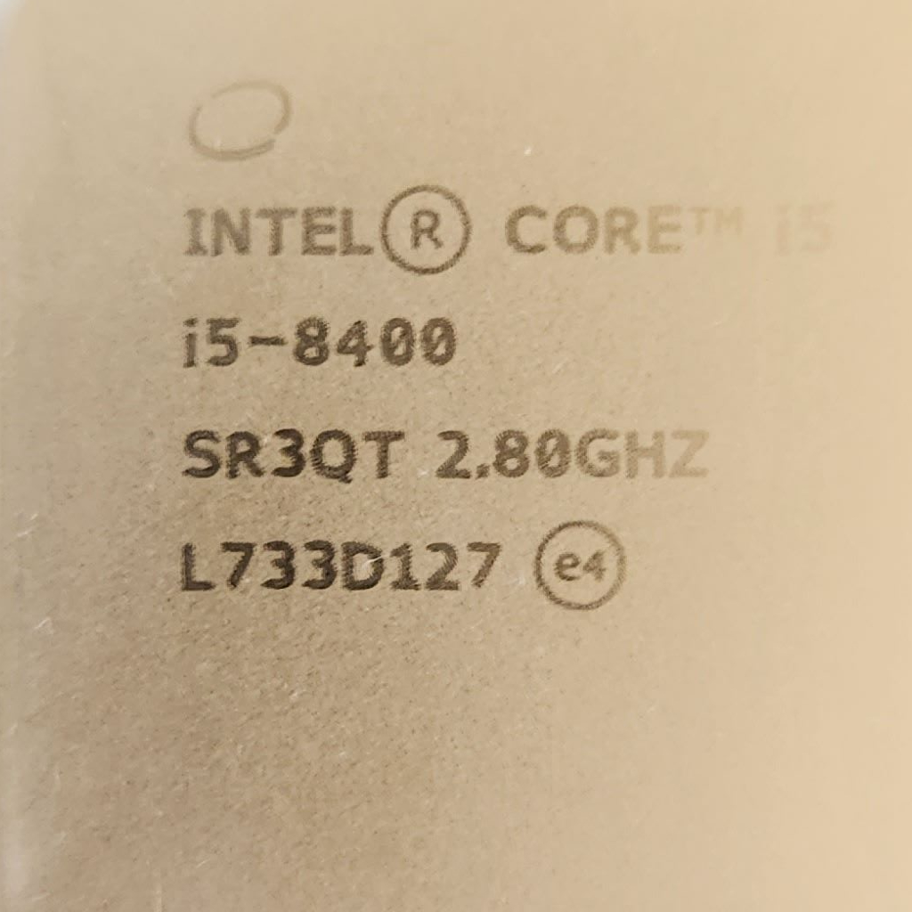 CPU INTEL I5 8400 1151腳位(已過保) 含塔散(COOL MASTER酷瑪 212)
