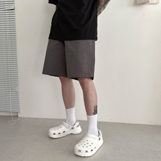 【衣衫倉庫】韓國 短褲 水洗 寬鬆 休閒 百搭款 舒適 情侶 春夏 男生短褲 短褲男 男生短褲