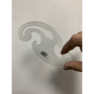 美術 二手美術用具 Sati v-2 工業製圖 透視尺 整組 五種尺