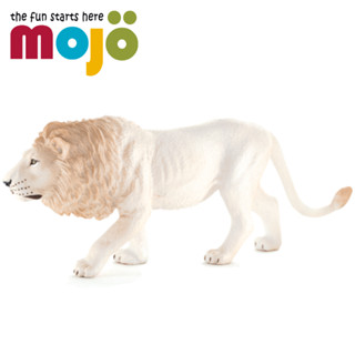 mojo fun動物模型-白公獅
