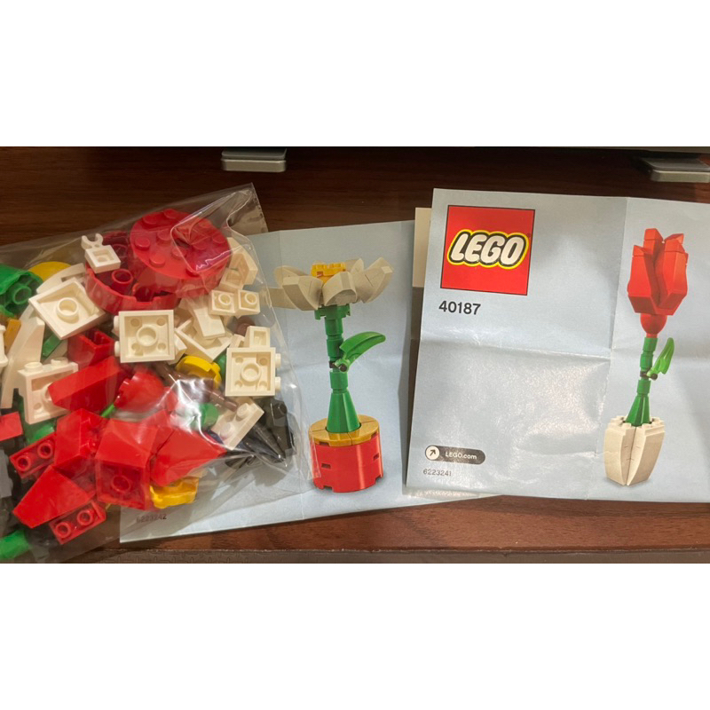 LEGO 樂高 40187 玫瑰花鬱金香