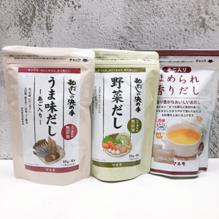 日本 MARUMO 無添加高湯調味粉包 昆布柴魚/田園蔬菜/和風黃金高湯
