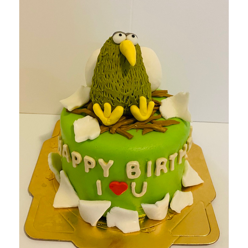 寇比造型蛋糕 奇異鳥 造型蛋糕小鳥 生日蛋糕 蛋糕