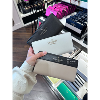 咩兒美國代購🌈Kate Spade 防刮皮革 對折長夾 多卡夾