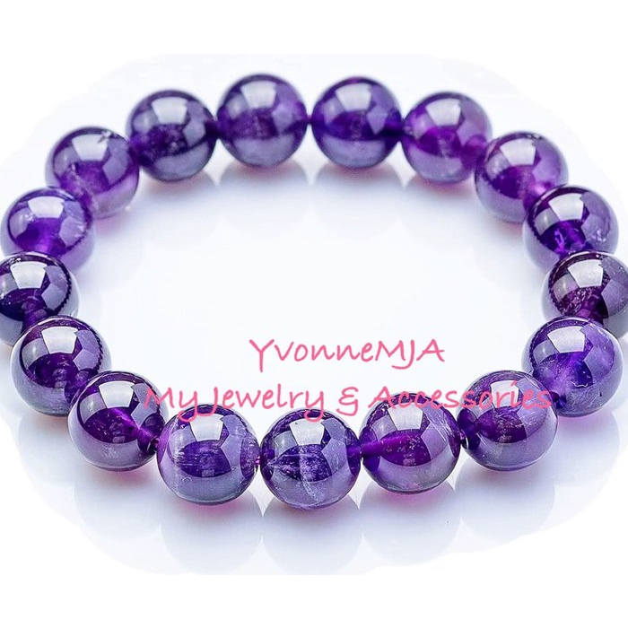 *YvonneMJA*日本製 水晶手環 黃色水晶 紫色水晶 現貨/預購 日本天然石