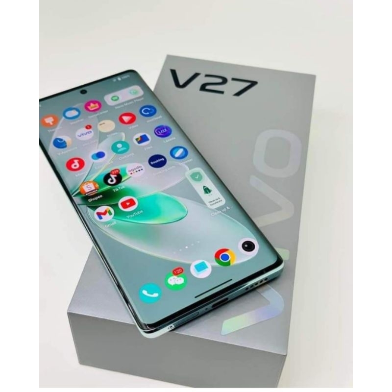 全新未拆封Vivo V27 (8G/256G)6.78吋 5G智慧型手機黑色11888元附發票