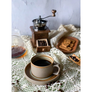 「下午茶必備」磨砂咖啡杯組 咖啡杯 點心盤