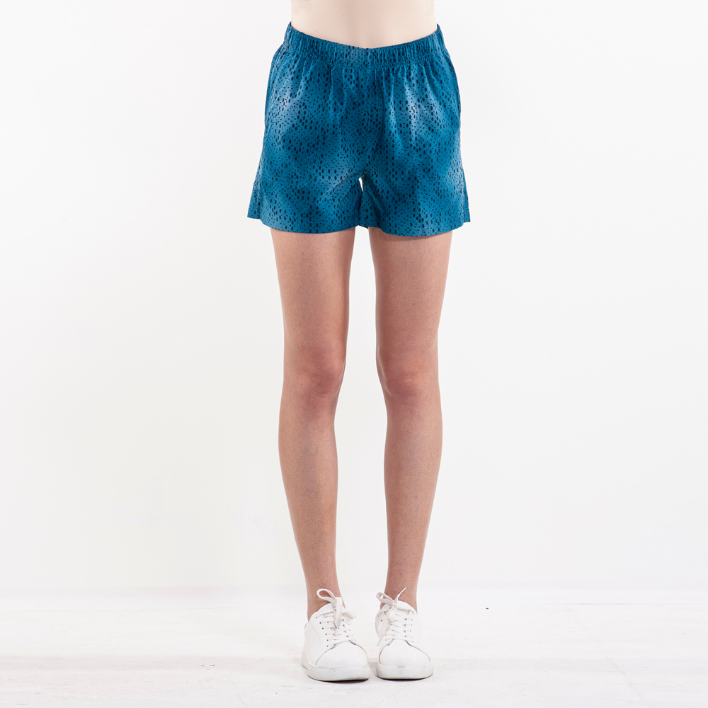 【POLAR BEAR】女抗UV吸濕排汗輕薄短褲-藍綠-23P02
