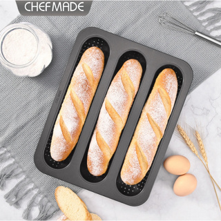 Chefmade學廚 不沾法國麵包烤模 法棍模 長棍 法式麵包模具 波浪型麵包烤模 WK9943 法國麵包 法式長棍