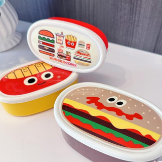 【精選優品】日本skater成人兒童飯盒零食輔食水果便當收納盒點心便攜盒3個裝