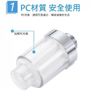 家用淋浴花灑淨水器 洗澡沐浴 蓮蓬頭過濾器 沐浴過濾器 洗澡過濾器 花灑過濾器 透明沐浴過濾器 洗衣機前置過濾器
