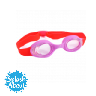 《Splash About 潑寶》Guppy Goggles 兒童舒適快調泳鏡-桃粉色